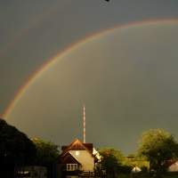 Rainbow over Dobl
