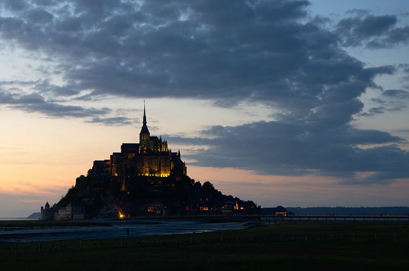 Mont Saint Michel am Abend