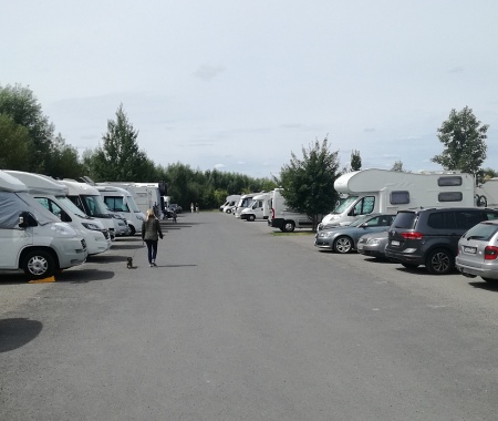 Stellplatz beim Mont Saint-Michel