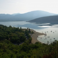Ausblick auf Lac de Sainte-Croix