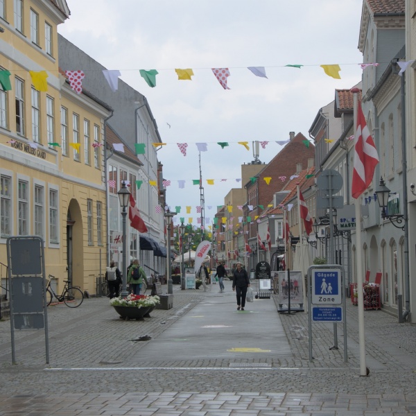 Fußgängerzone in Nyborg