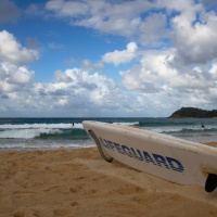 Lifeguard surfboard