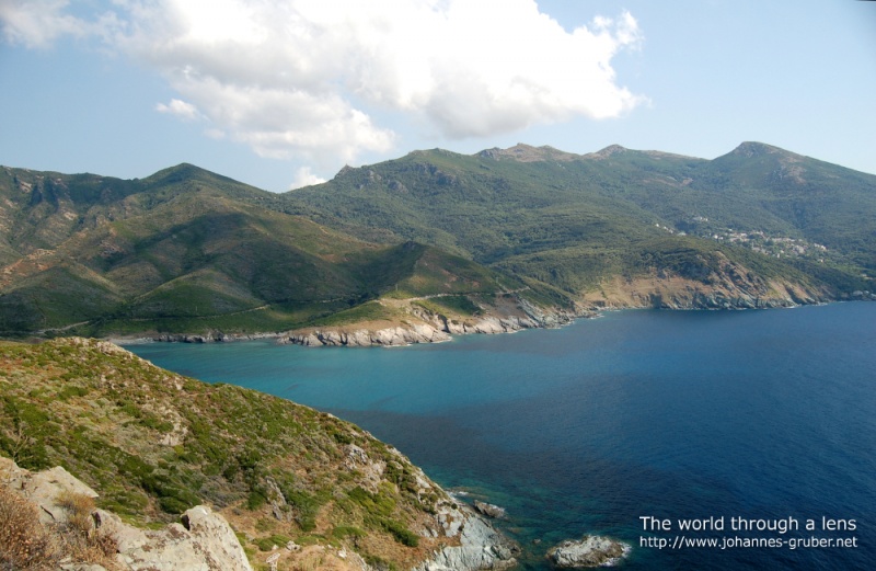 Eine Bucht auf Korsika